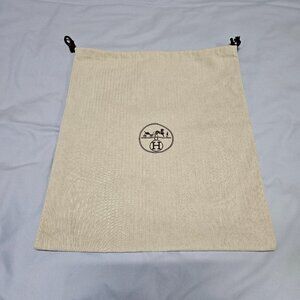 Authentic Hermès Dust Bag 15in. X 17in. Square Beige
